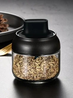 Market99 280Ml Oil Glass Jar With Brush