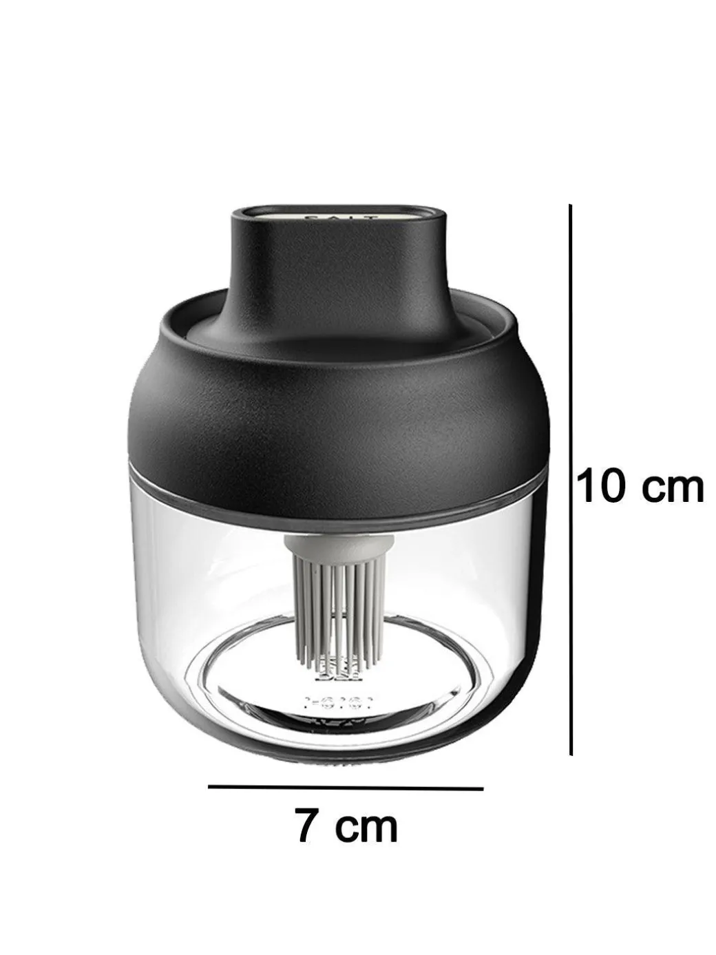 Market99 280Ml Oil Glass Jar With Brush