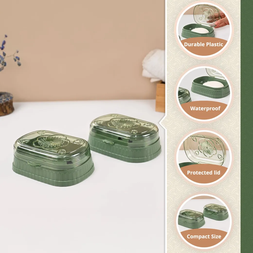 Market99 Plastic Teal Soap Dish Holders