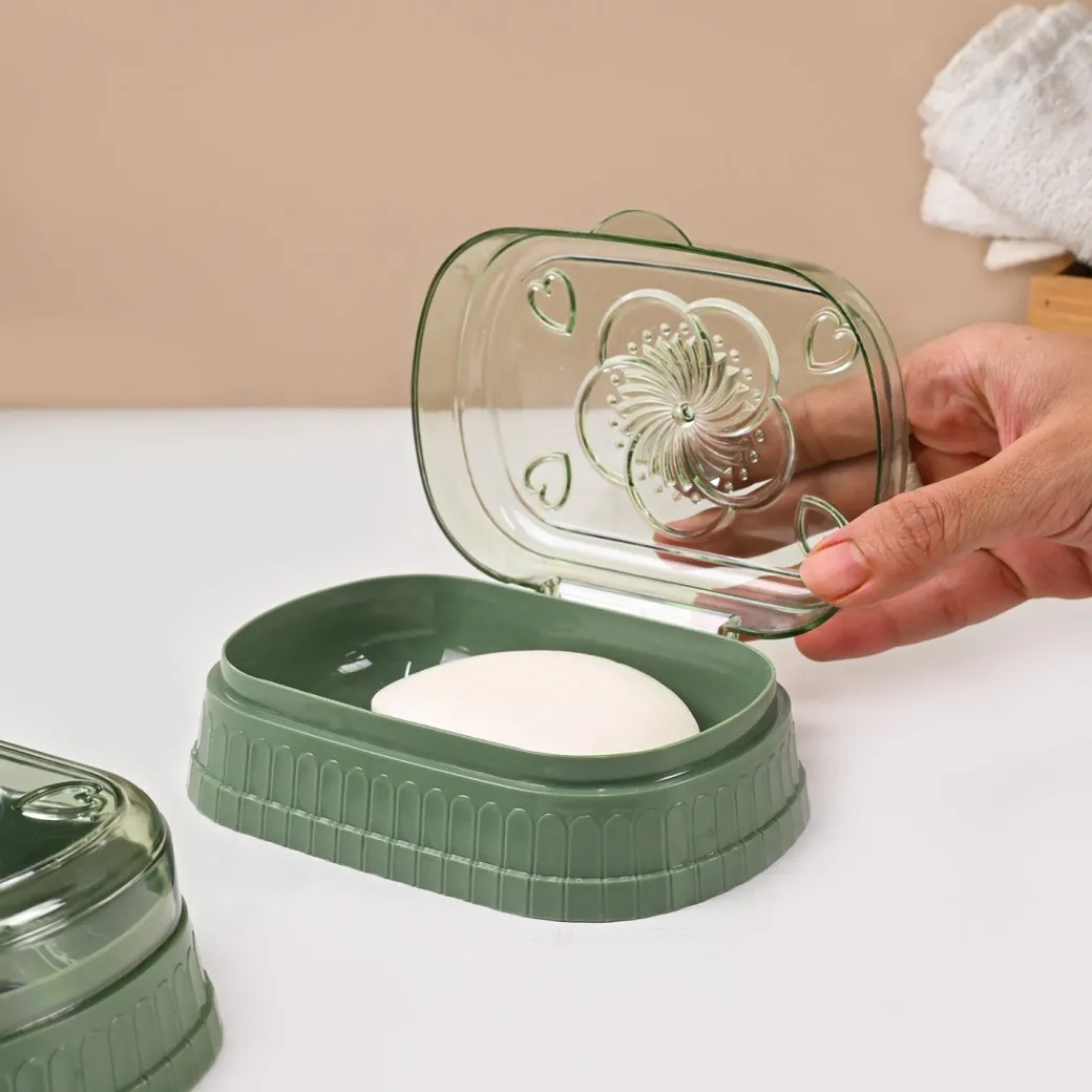 Market99 Plastic Teal Soap Dish Holders