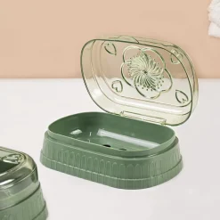 Market99 Plastic Teal Soap Dish Holders