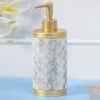 Market99 Polyresin Soap Dispenser with Golden Pump - 375 mL