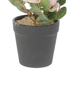 Market99 Realistic Artificial Bonsai Fake Rose Flower Plant Pot