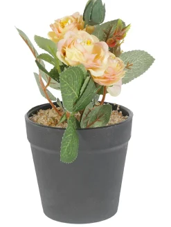 Market99 Realistic Artificial Bonsai Fake Rose Flower Plant Pot