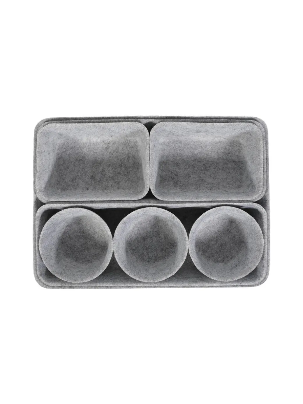 Market99 Rectangular Felt Desk Organizer