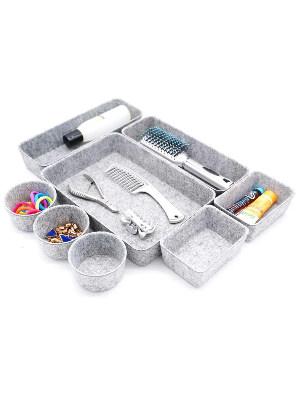Market99 Rectangular Felt Desk Organizer