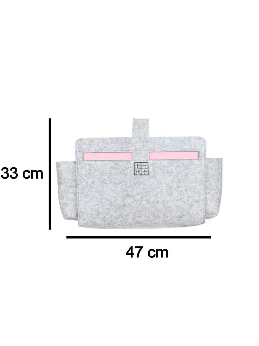 Market99 Rectangular Felt Organizer - 47X10X33Cm
