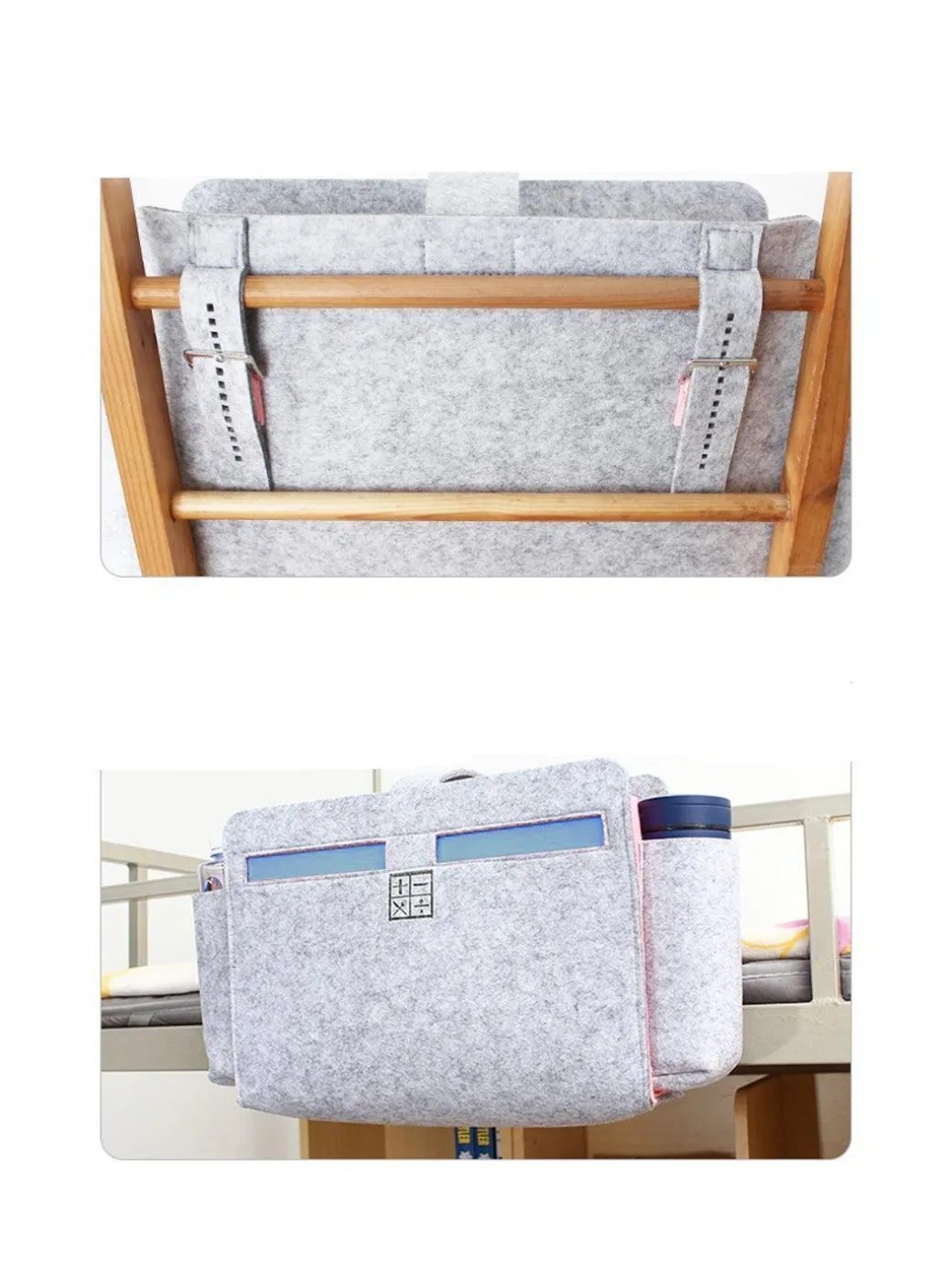 Market99 Rectangular Felt Organizer - 47X10X33Cm