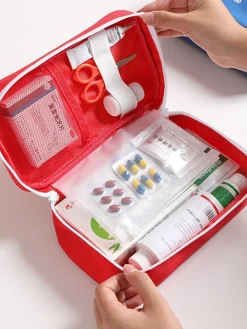 Market99 Rectangular Polyester First Aid Box