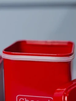 Market99 Red Chai + Chini Jar Set