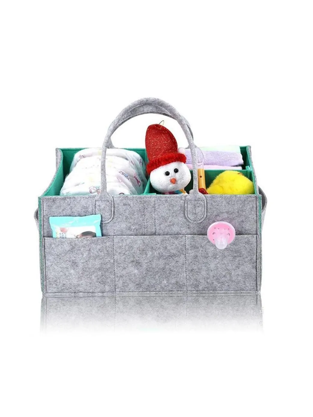 Market99 Square Felt Home Storage Organizer - 34X24X18Cm