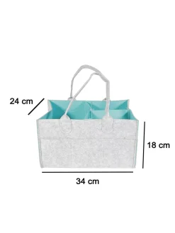 Market99 Square Felt Home Storage Organizer - 34X24X18Cm