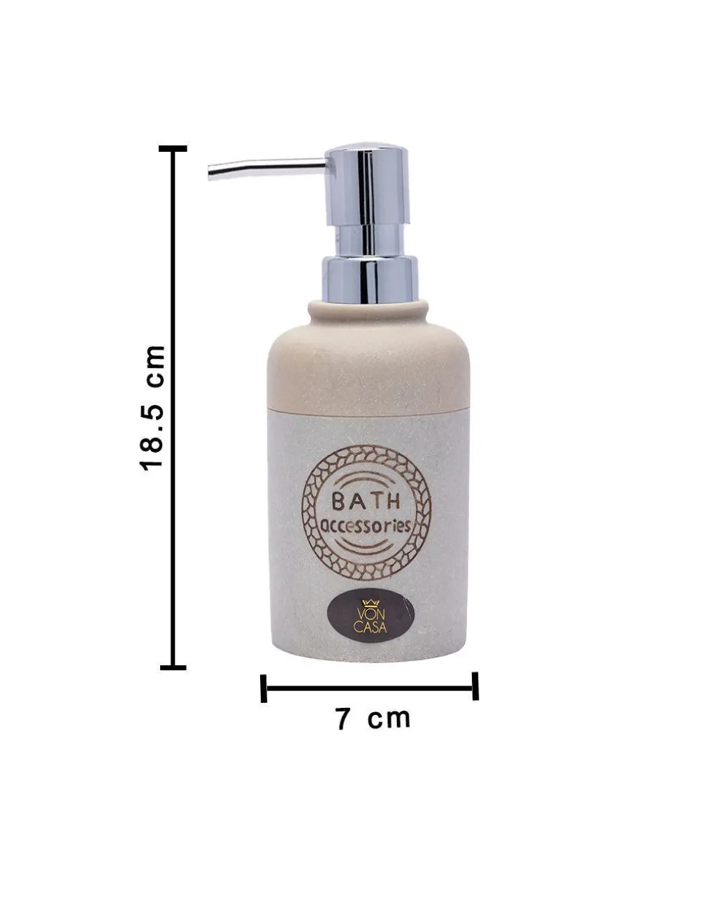 Market99 Stone Finish Soap Dispenser - 350 mL