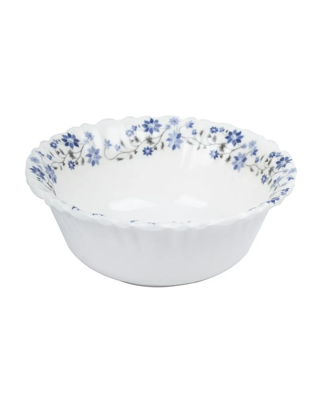 Market99 Tableware Melamine Glossy Floral Finish Soup Bowls for Dining Table ( Set Of 6, 210 mL )
