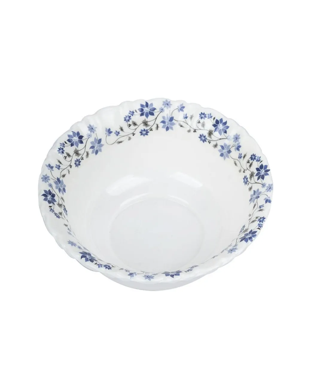 Market99 Tableware Melamine Glossy Floral Finish Soup Bowls for Dining Table ( Set Of 6, 210 mL )
