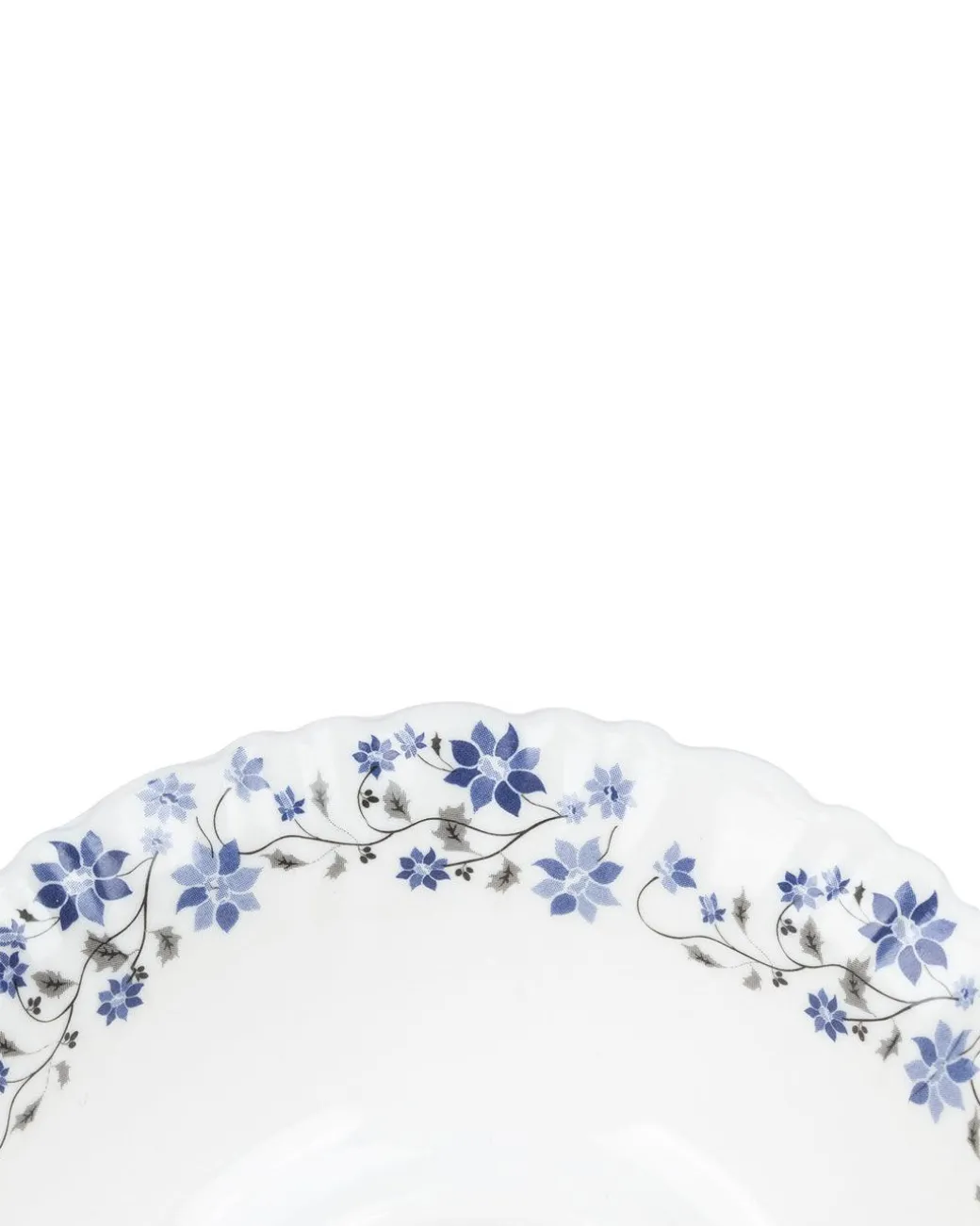 Market99 Tableware Melamine Glossy Floral Finish Soup Bowls for Dining Table ( Set Of 6, 210 mL )