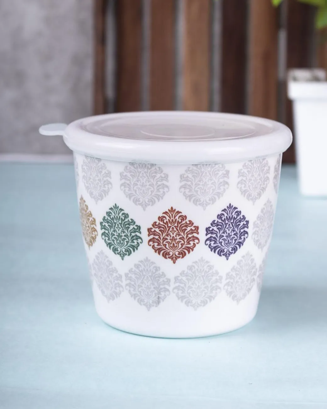 Market99 Tableware Melamine Jar for Dining Table Pickle Storage Canister, 650 mL