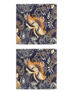MARKET99 Tableware Tea Coaster (1 Pcs, Floral Print)