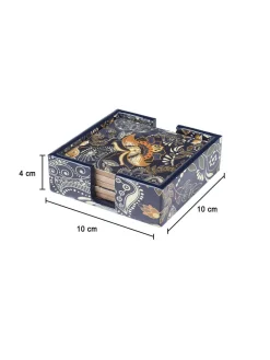 MARKET99 Tableware Tea Coaster (1 Pcs, Floral Print)