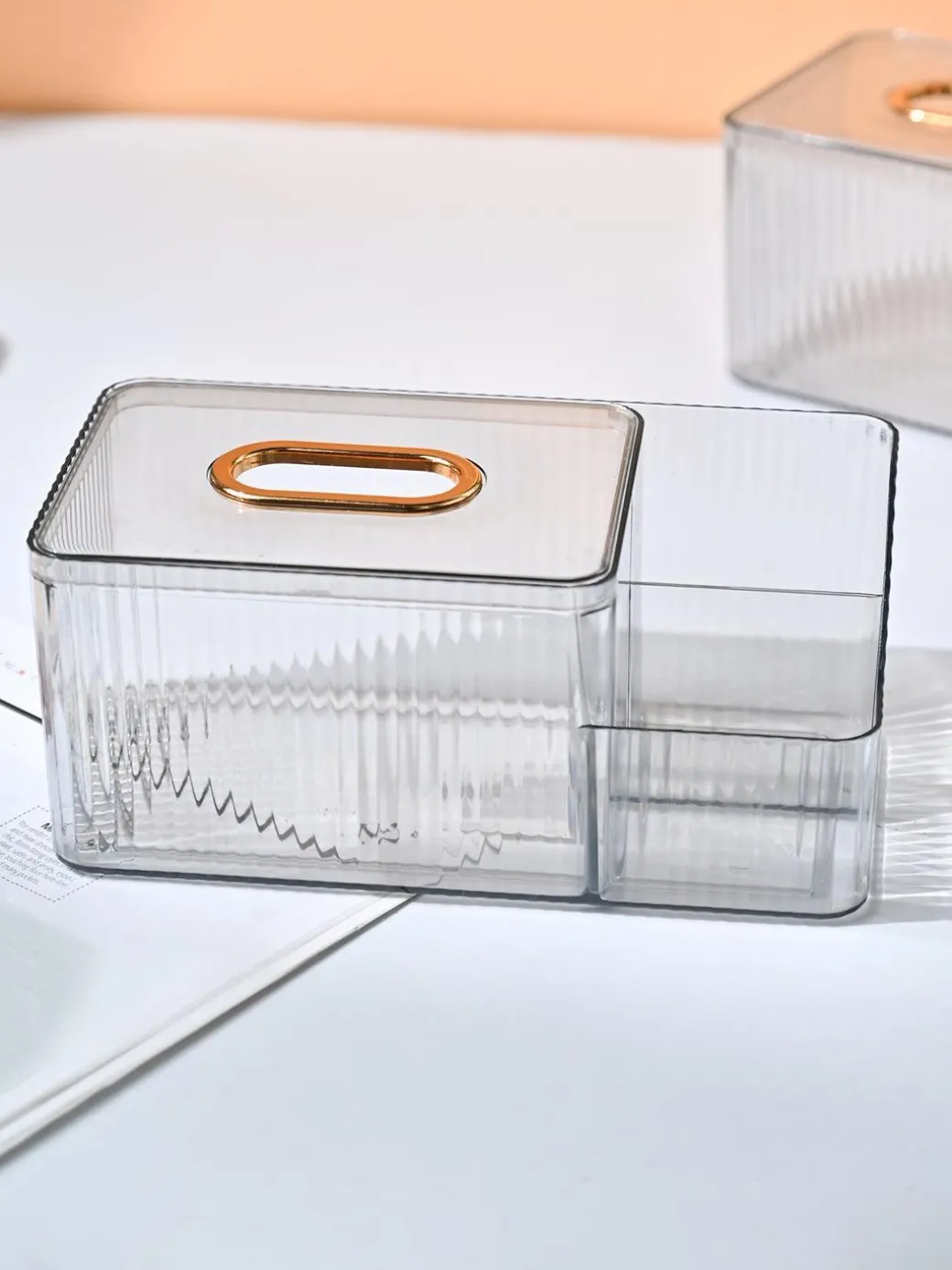 Market99 Transparent Tissue Box