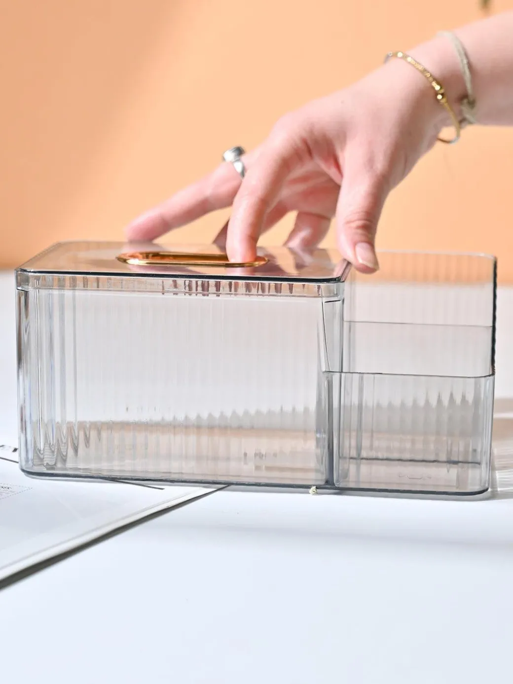 Market99 Transparent Tissue Box