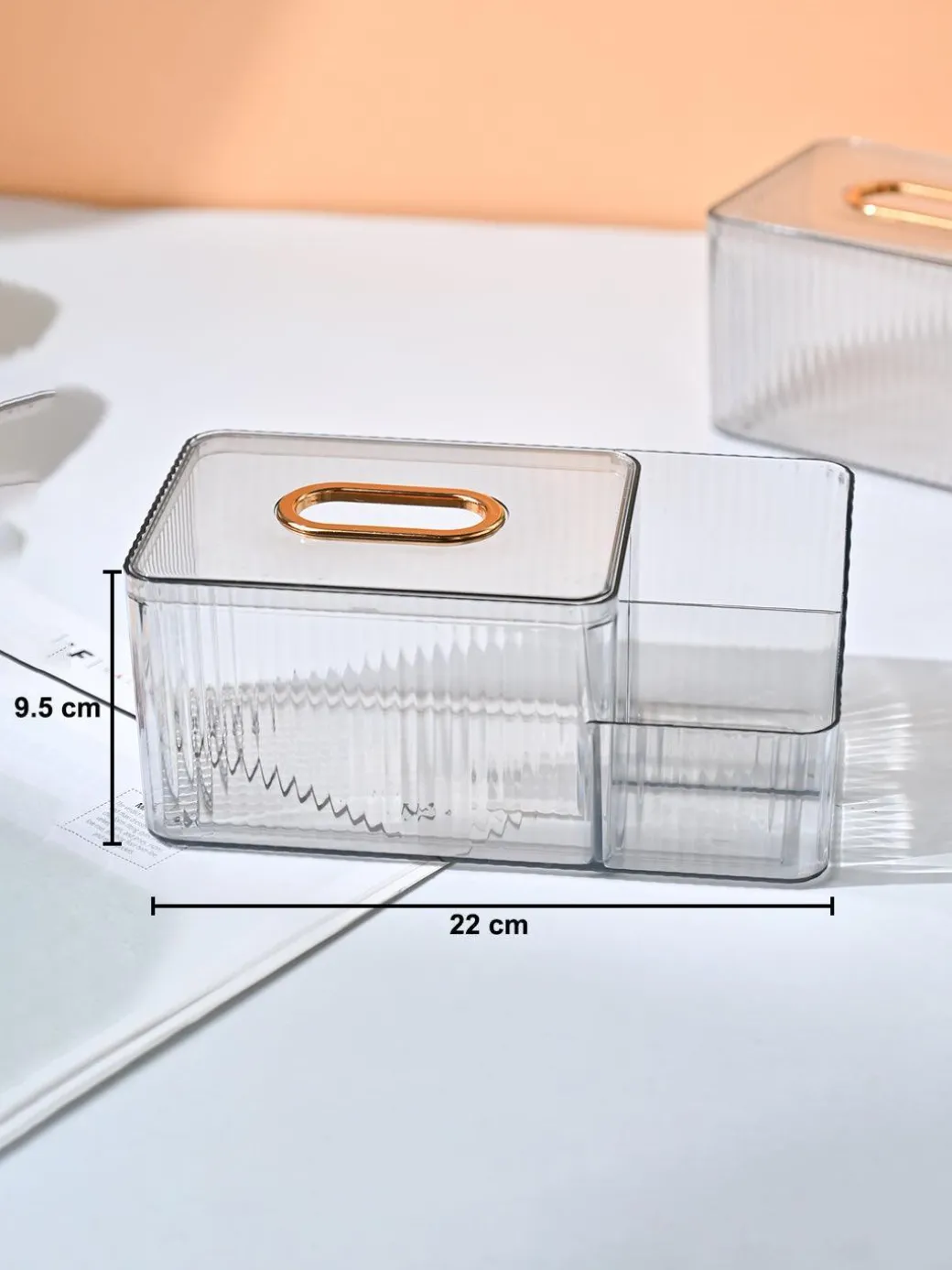 Market99 Transparent Tissue Box