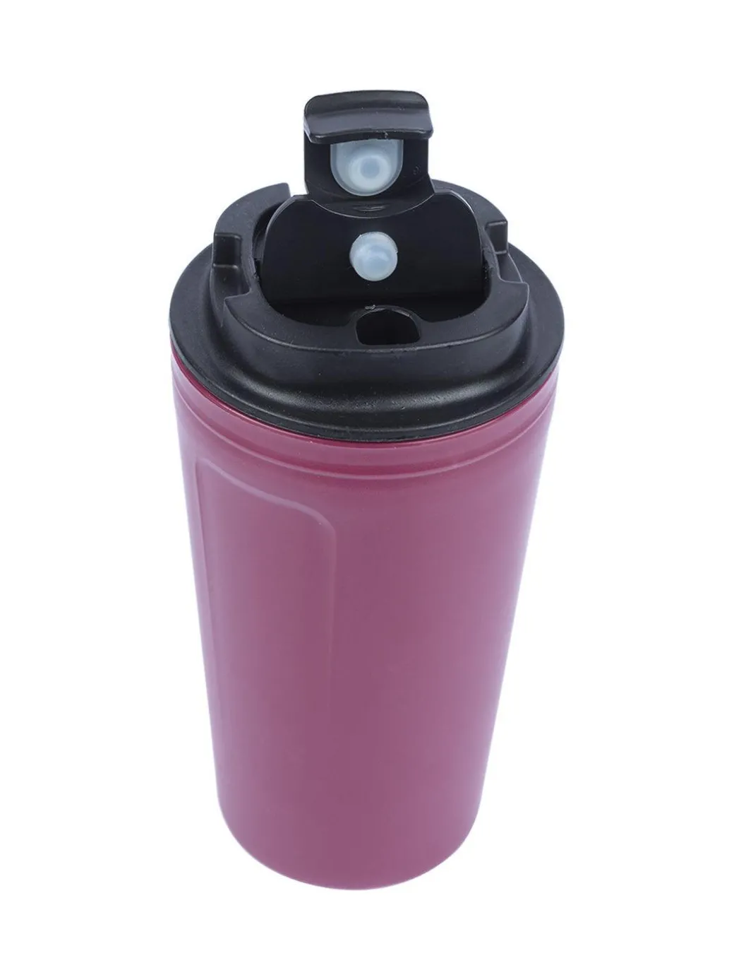 Market99 Travel Mug (420 mL), Quote, Maroon, Plastic