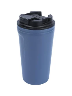 Market99 Travel Mug (420 mL), Quote, Maroon, Plastic