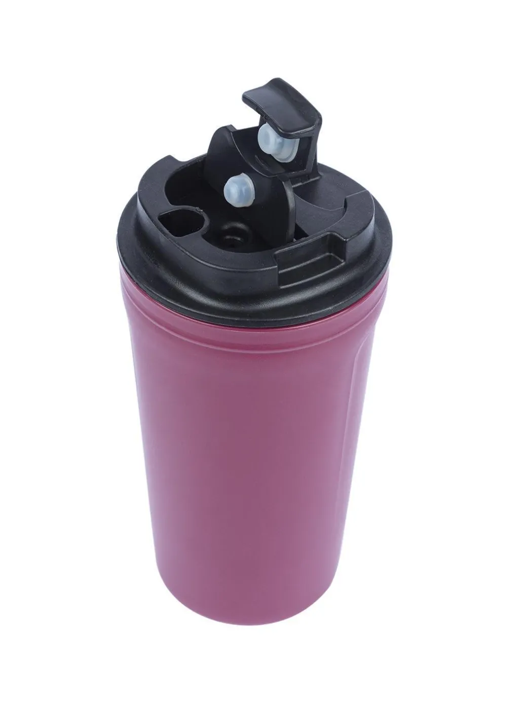 Market99 Travel Mug (420 mL), Quote, Maroon, Plastic
