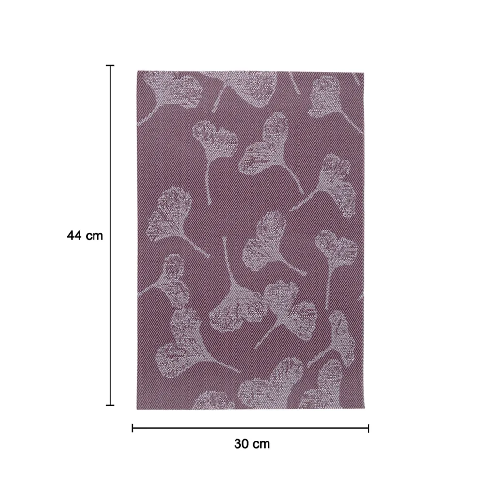 Maroon Tringle Pattern - Placemat Mat Set Of 4