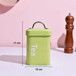 Matte Green Tea & Sugar Storage Jar