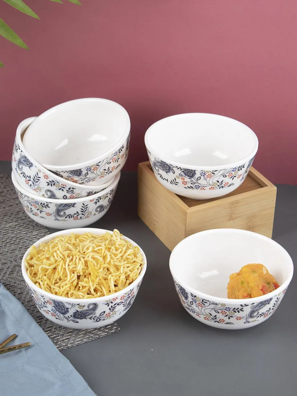 Melamine Round Soup Bowl (Set of 6)