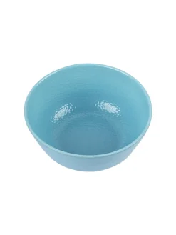 Melamine Turquoise Round Serving Bowl (Set of 2)