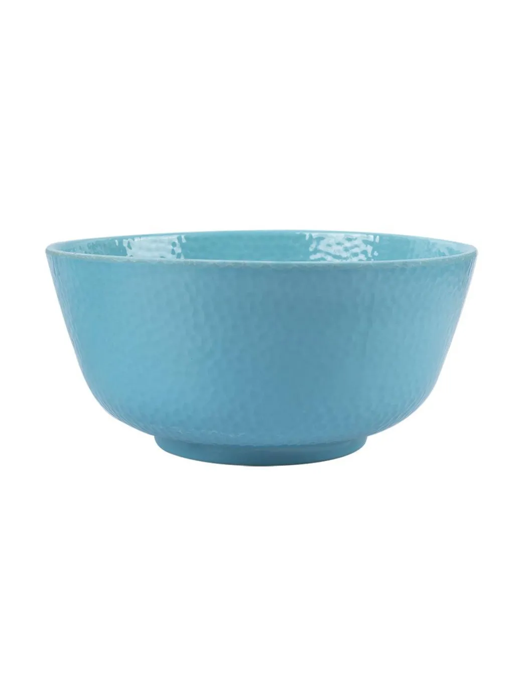 Melamine Turquoise Round Serving Bowl (Set of 2)