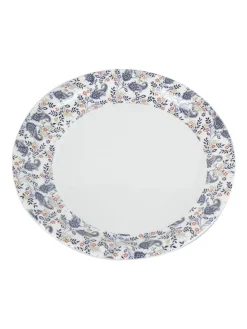 Melamine White Round Quarter Plate (Set of 6)