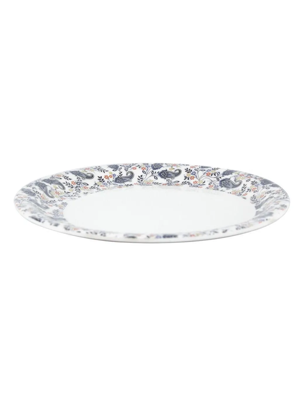 Melamine White Round Quarter Plate (Set of 6)
