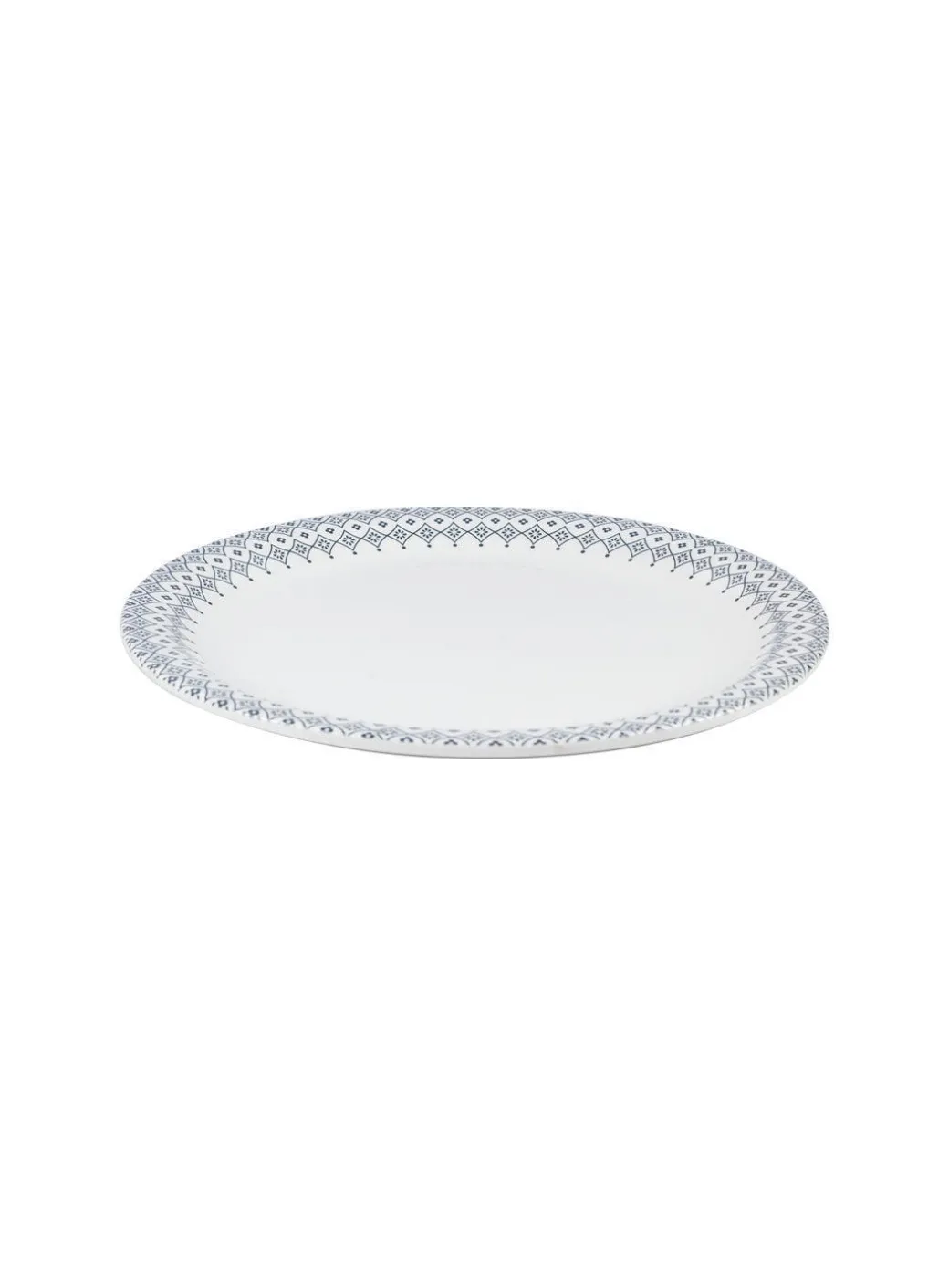 Melamine White Round Quarter Plate (Set of 6)