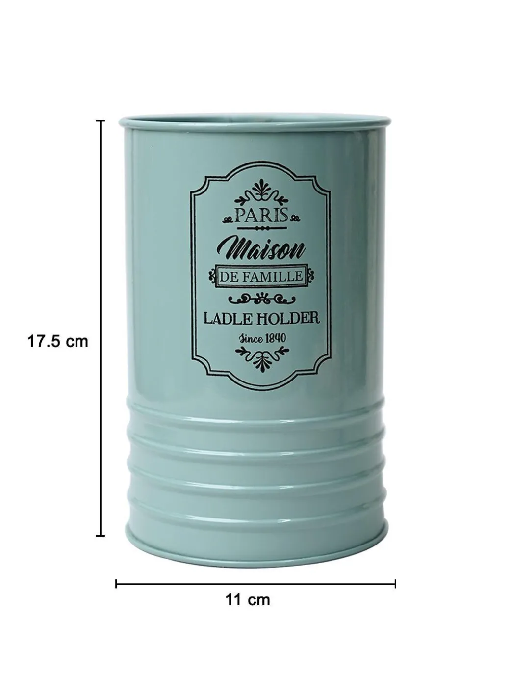 Metal Ladle Holder - Green