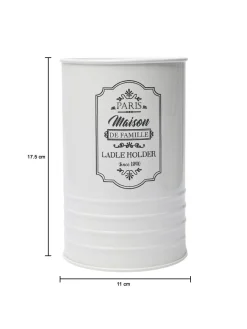 Metal Ladle Holder - ivory