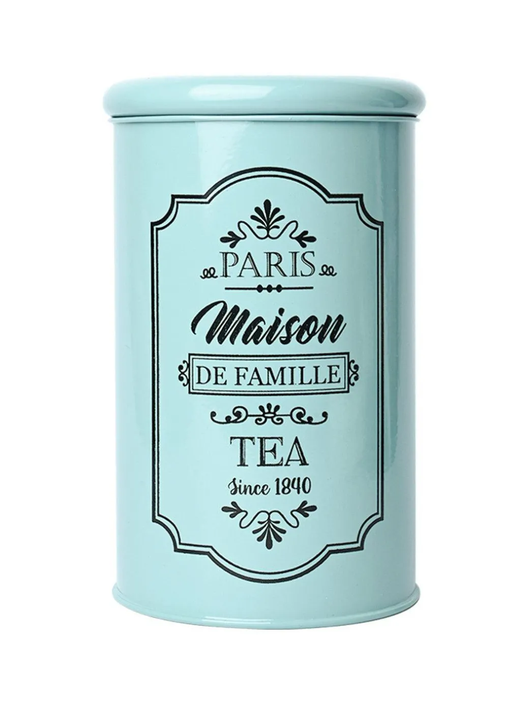 Metal Tea & Sugar Jar Set - Green & Each 900 Ml