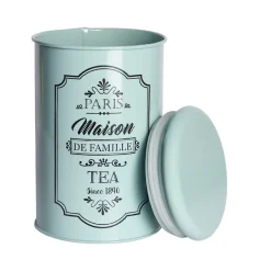 Metal Tea Jar - Green, 900 Ml