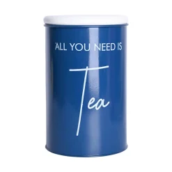Metal Tea, Sugar, Coffee, Cookie & Snack Jar - Set Of 5 & Each 900 Ml