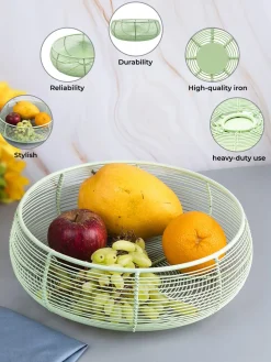 Metal Wire Countertop Fruit Bowl