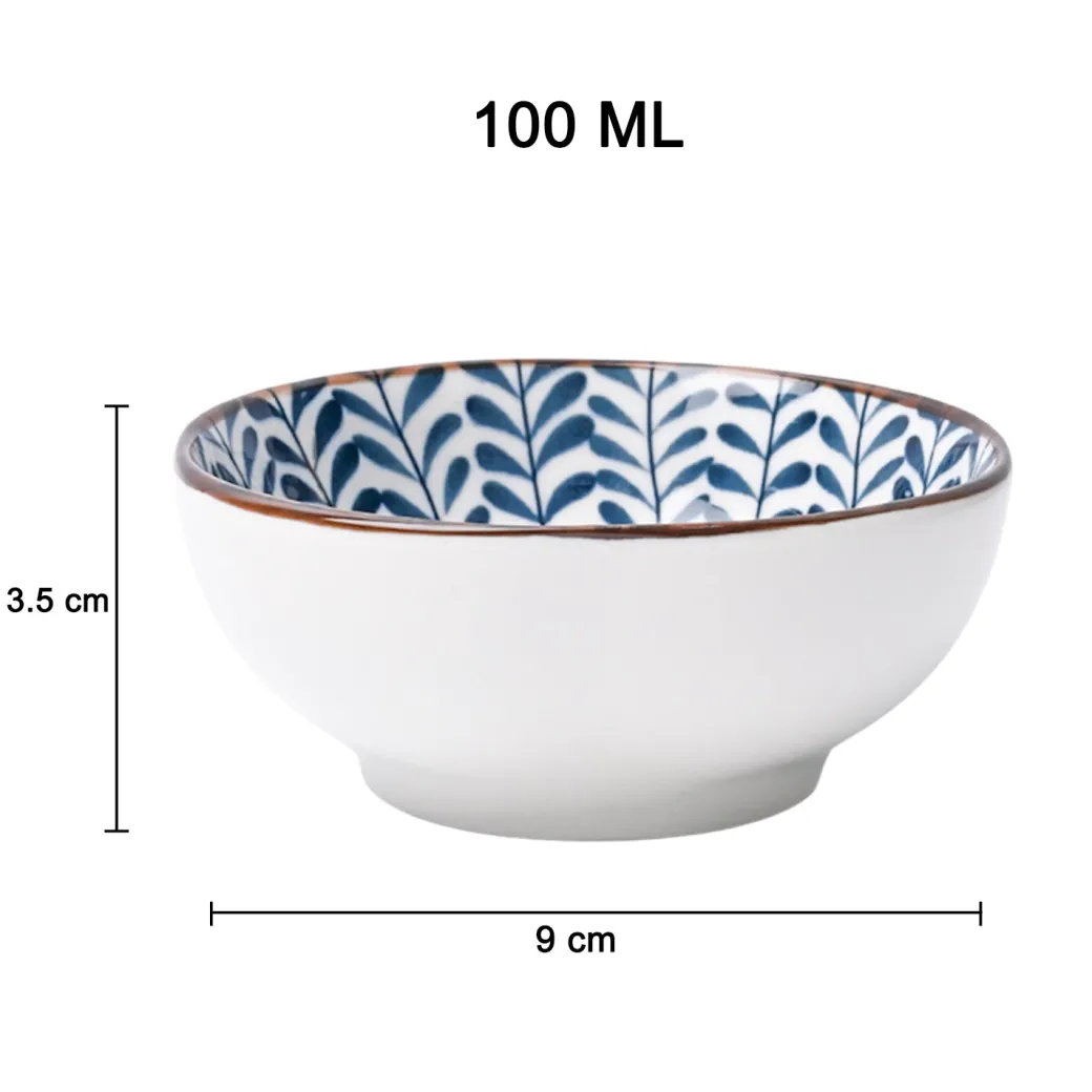 100Ml Blue Bowl Set Of 3