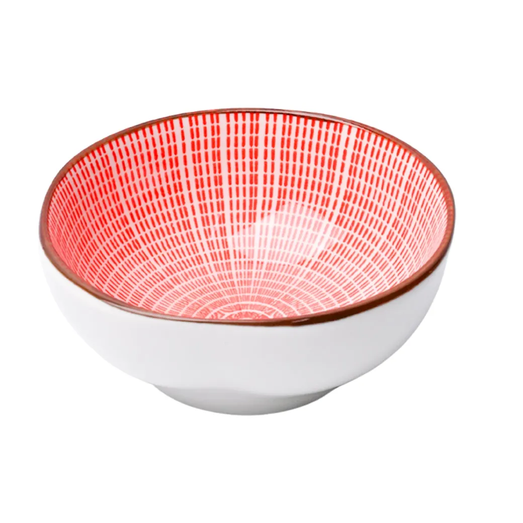 100Ml Red Bowl Set Of 3