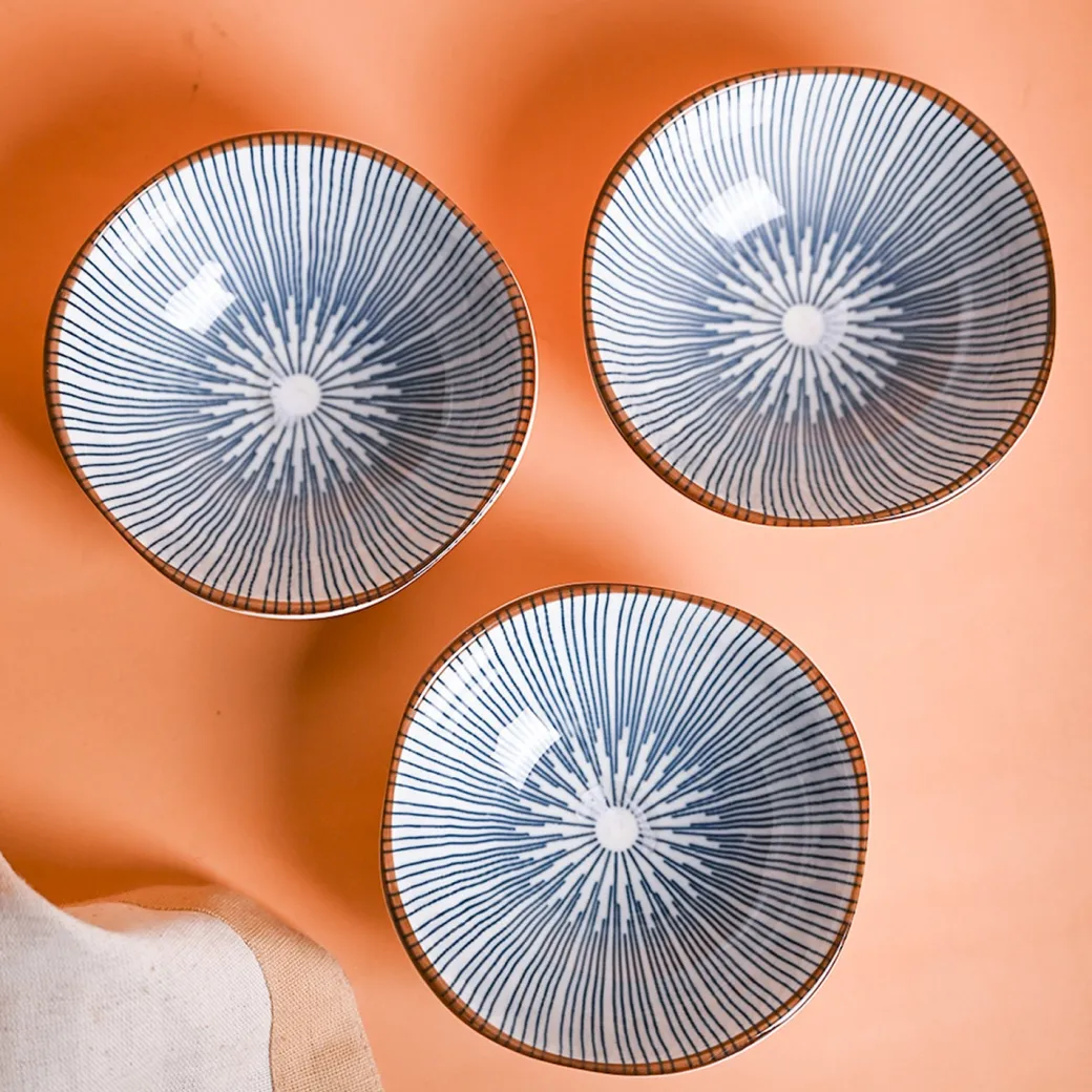 100Ml White Bowl Set Of 3