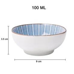100Ml White Bowl Set Of 3