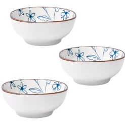 100Ml White Bowl Set Of 3