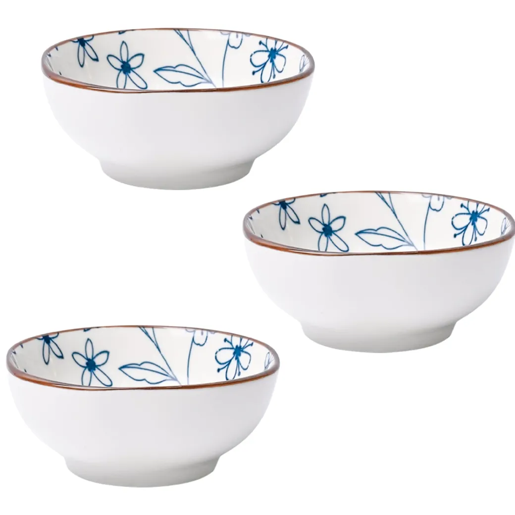 100Ml White Bowl Set Of 3