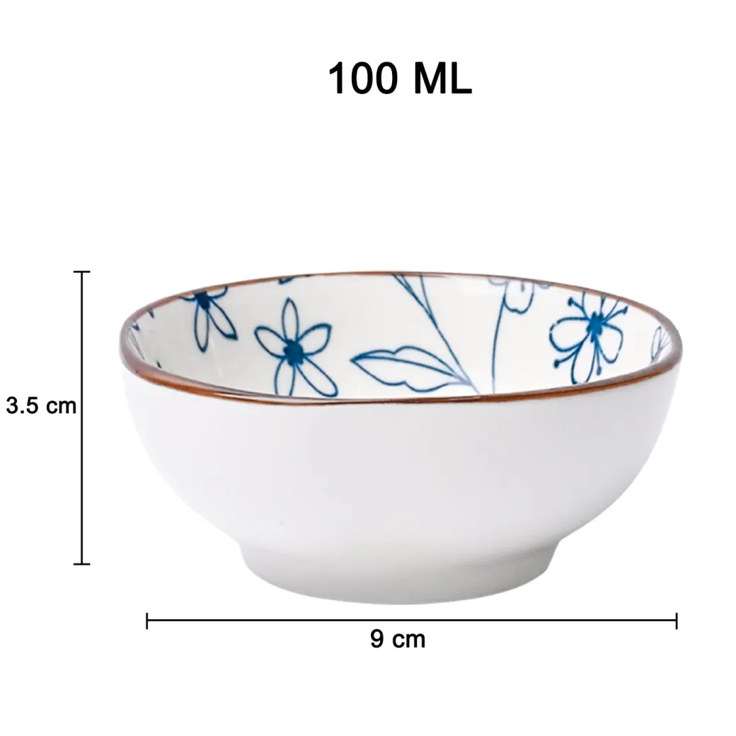 100Ml White Bowl Set Of 3